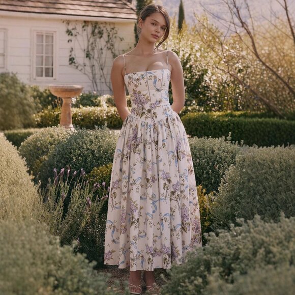 Multicolour Polyester Dress- Medium - Picture 7 of 11